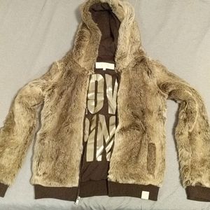 PINK Limited Edition Faux Fur Jacket